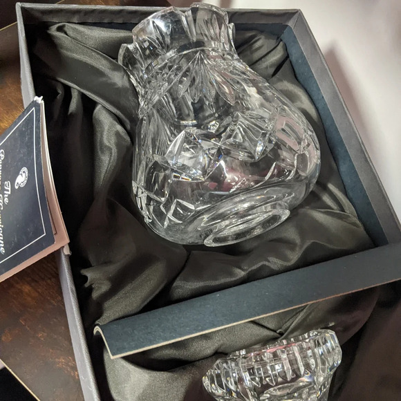 Waterford Society Penrose Pattern Hurricane Lamp Crystal Decorative Authentic - Picture 8 of 11